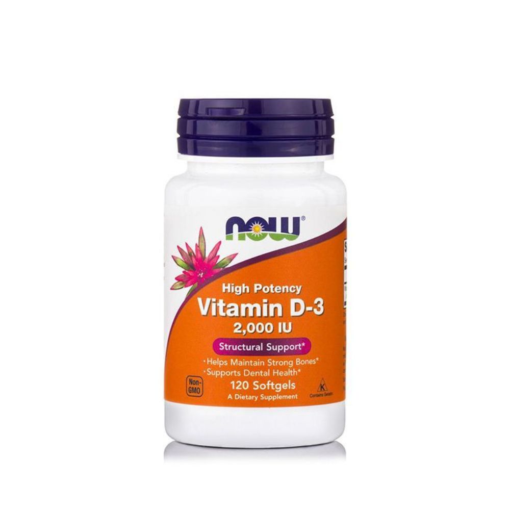 Now Foods Vitamin D3 2000IU 120softgels