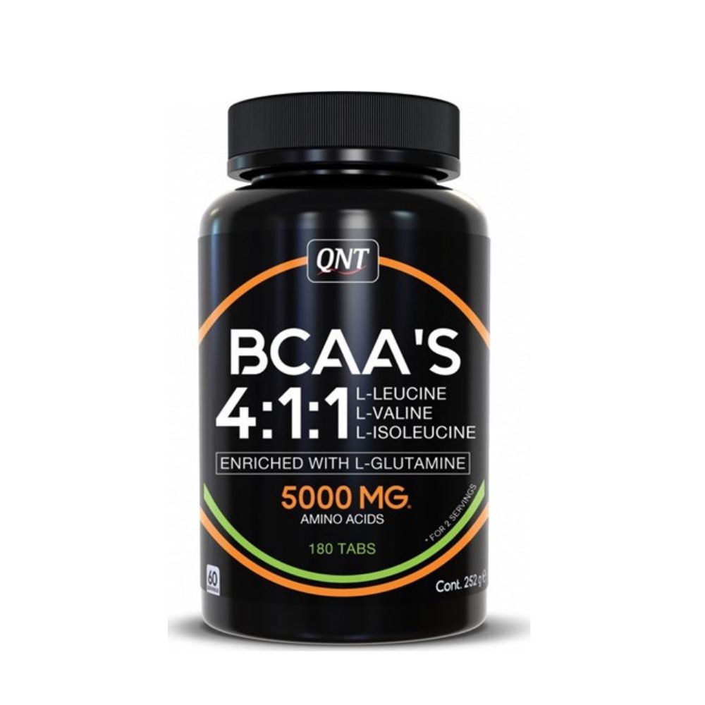QNT BCAA'S 411 + L-Glutamine 180caps