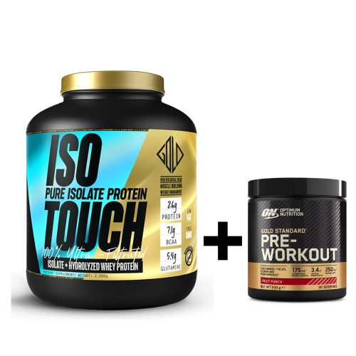 GoldTouch Nutrition Premium Iso Touch 86% 2000gr + Optimum Gold Standard Pre-Workout 330gr