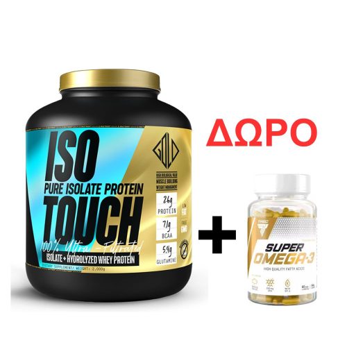 GoldTouch Nutrition Premium Iso Touch 86% 2000gr + ΔΩΡΟ Trec Super Omega 3 60caps