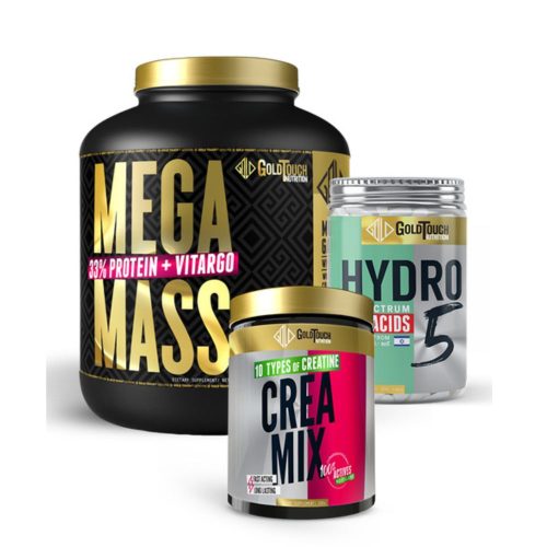 Mega Mass 2000gr + CREA Mix 200gr + HYDRO 5 Amino