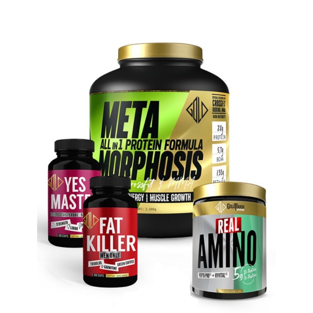 Metamorphosis All in 1 Protein + Real Amino + FAT Killer MEN only + Yes Master Testo Booster
