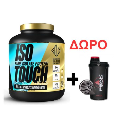 GoldTouch Nutrition Premium Iso Touch 86% 2000gr + ΔΩΡΟ PEAK SHAKER 700ML