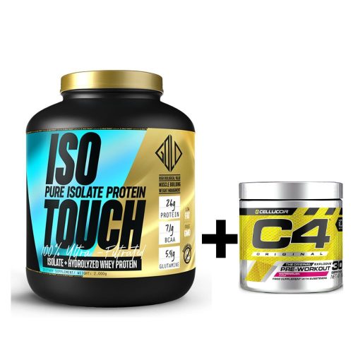 GoldTouch Nutrition Premium Iso Touch 86% 2000gr + Cellucor C4 Original 195gr